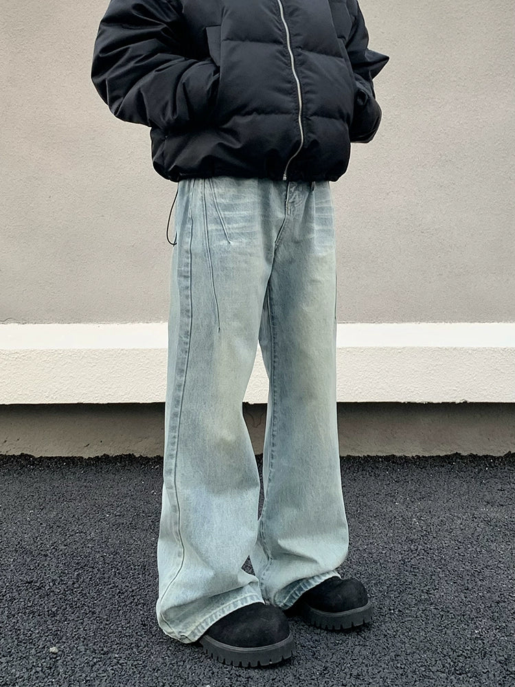 Straight Fit Denim Pants