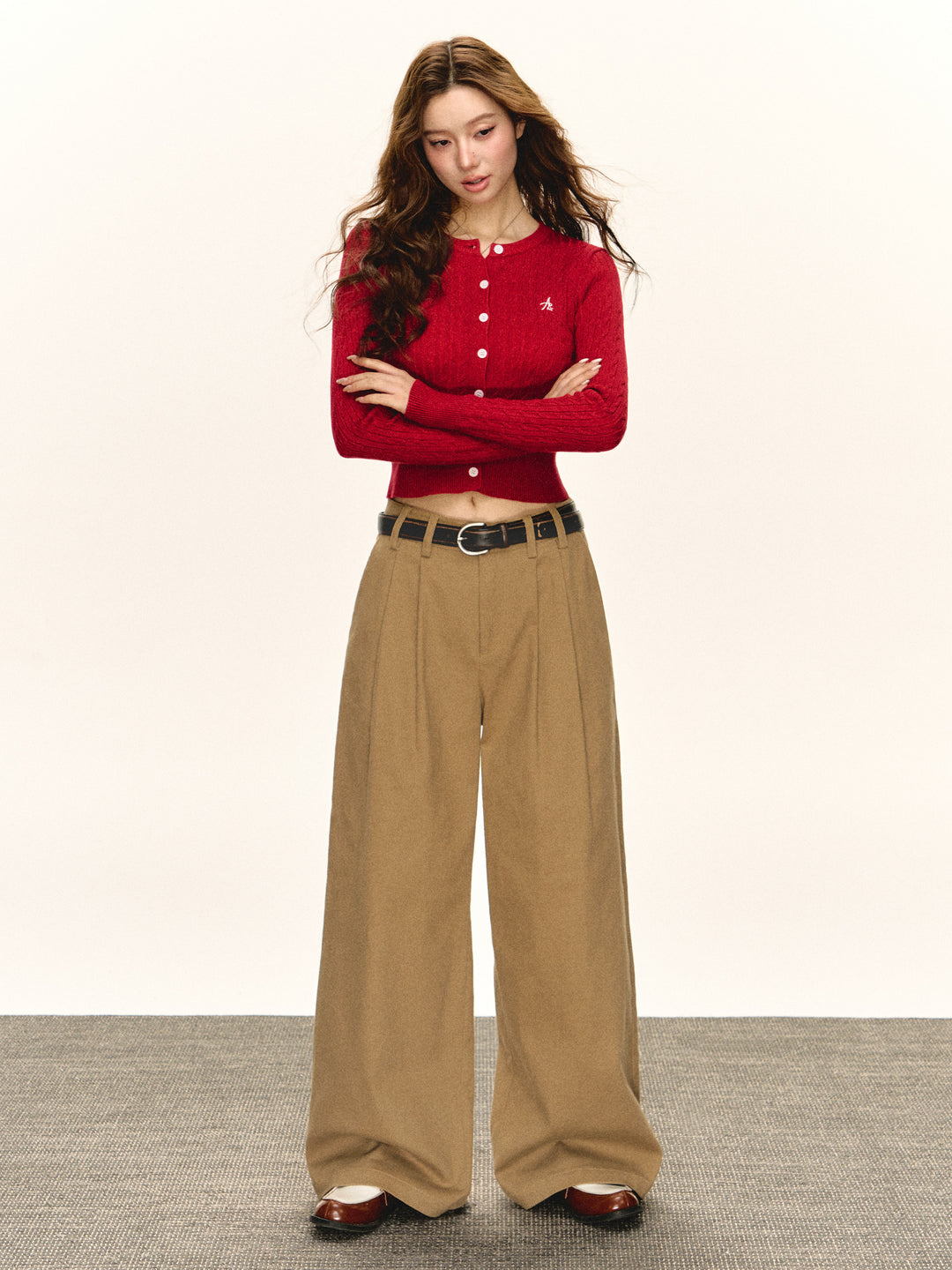 Loose Retro Straight Casual Pants