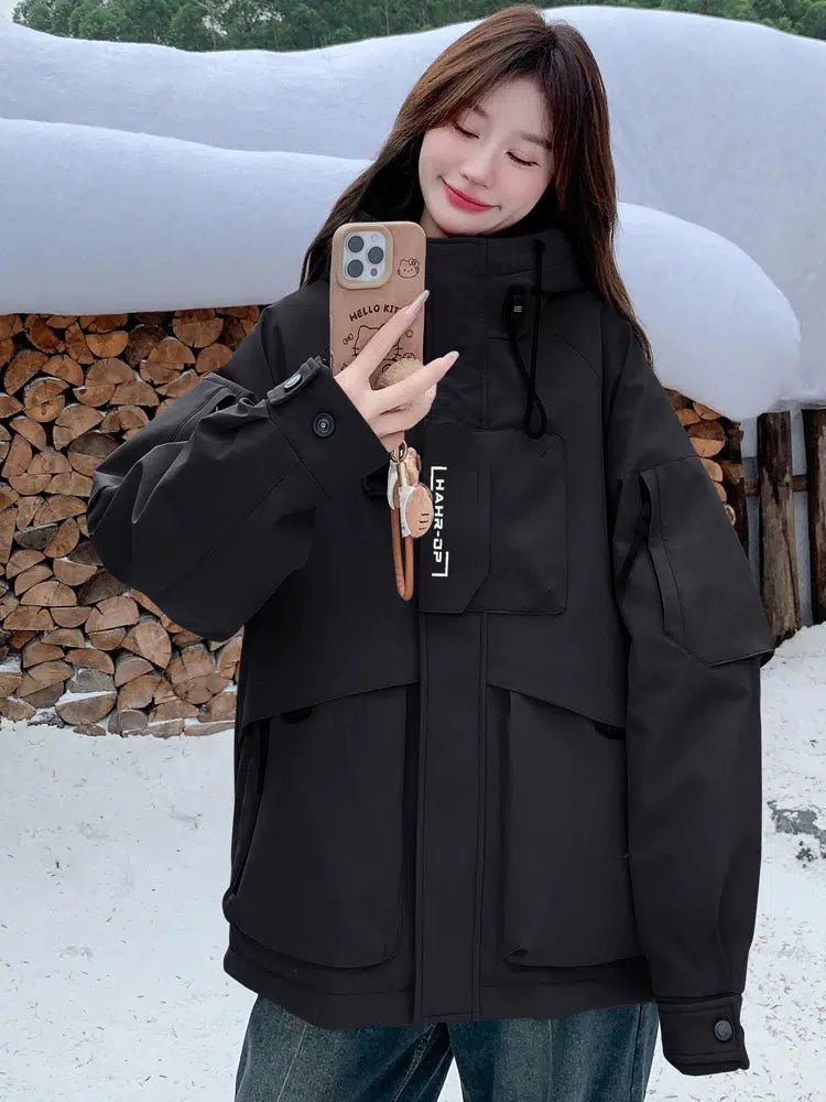 Women's Thickened Duck Down Winter Jacket-The Korean Fashion