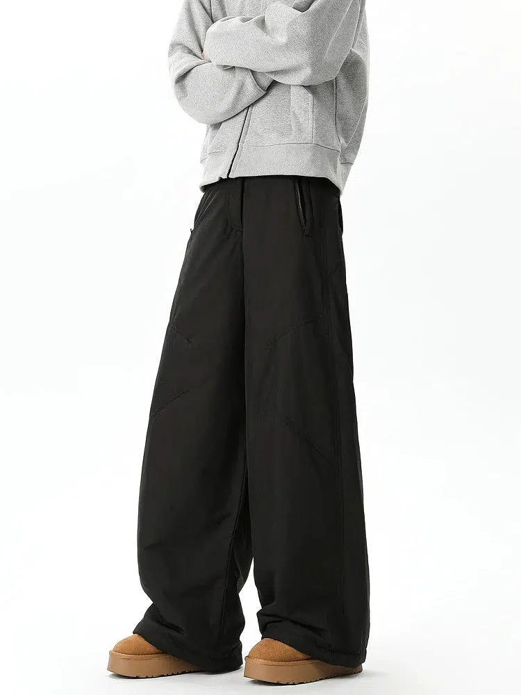 Winter Wide-Leg Pants-The Korean Fashion