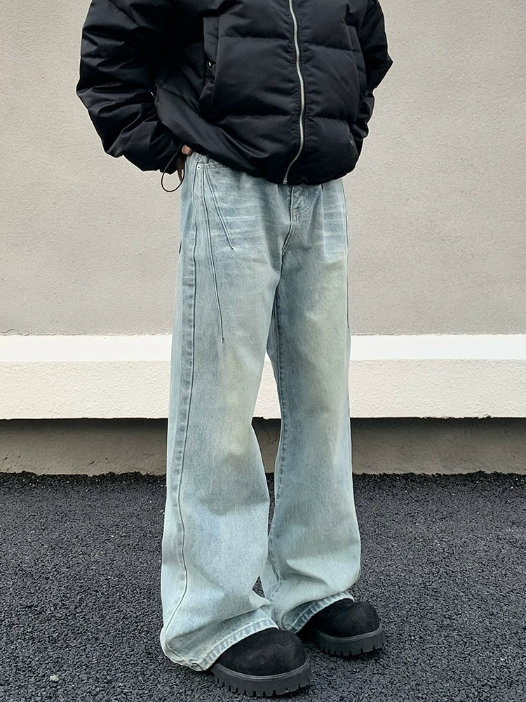 Straight Fit Denim Pants