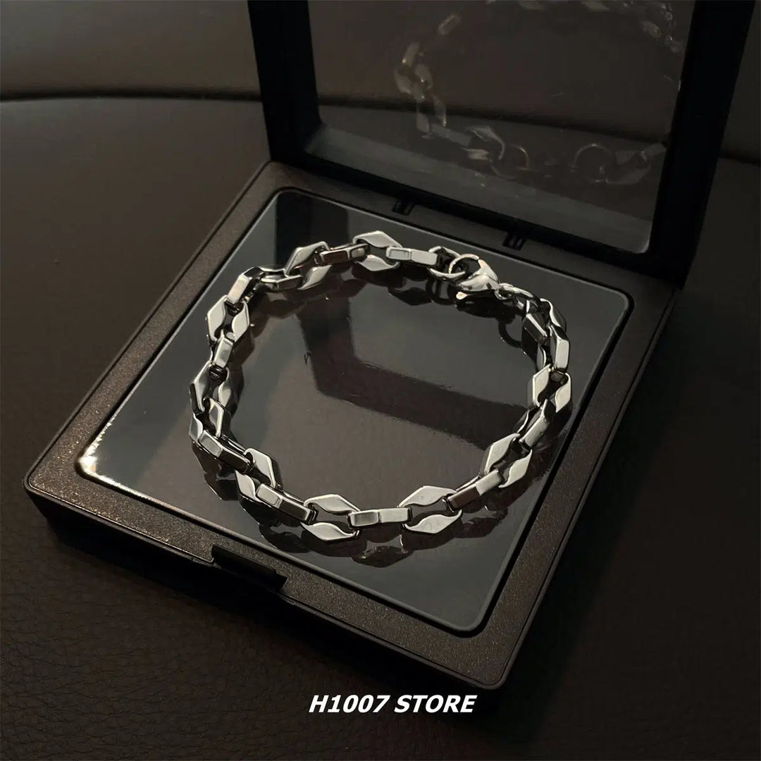 Hip-hop Titanium Steel Chain Bracelet