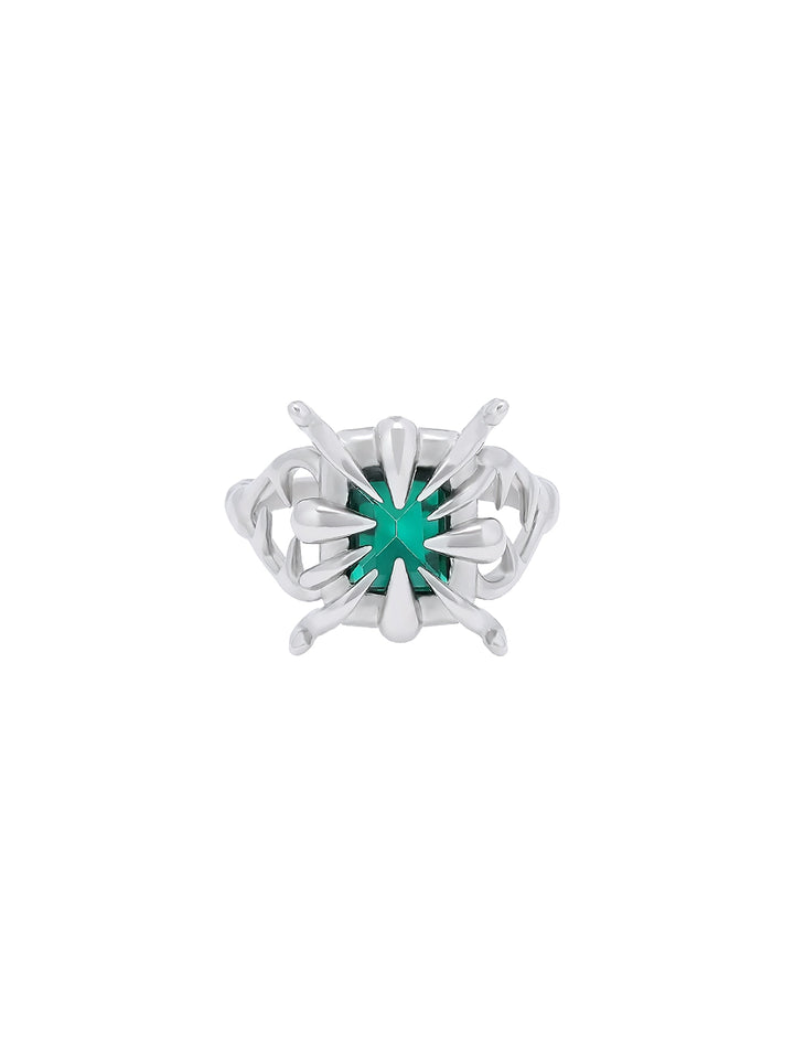 Green Zircon Ring