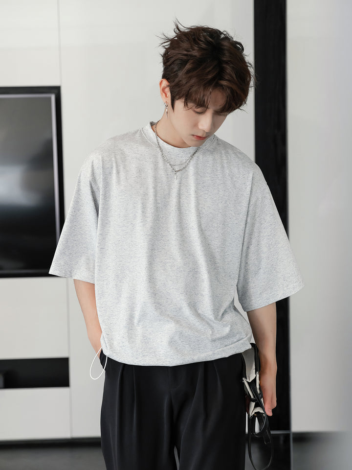 Light Linen Breathable Half-Sleeve Pullover