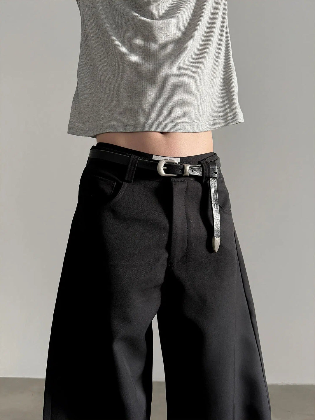 Wide-Leg High-End Casual Pants