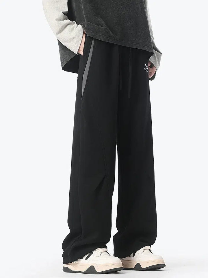 Wide-Leg Sweatpants with Fleece Lining