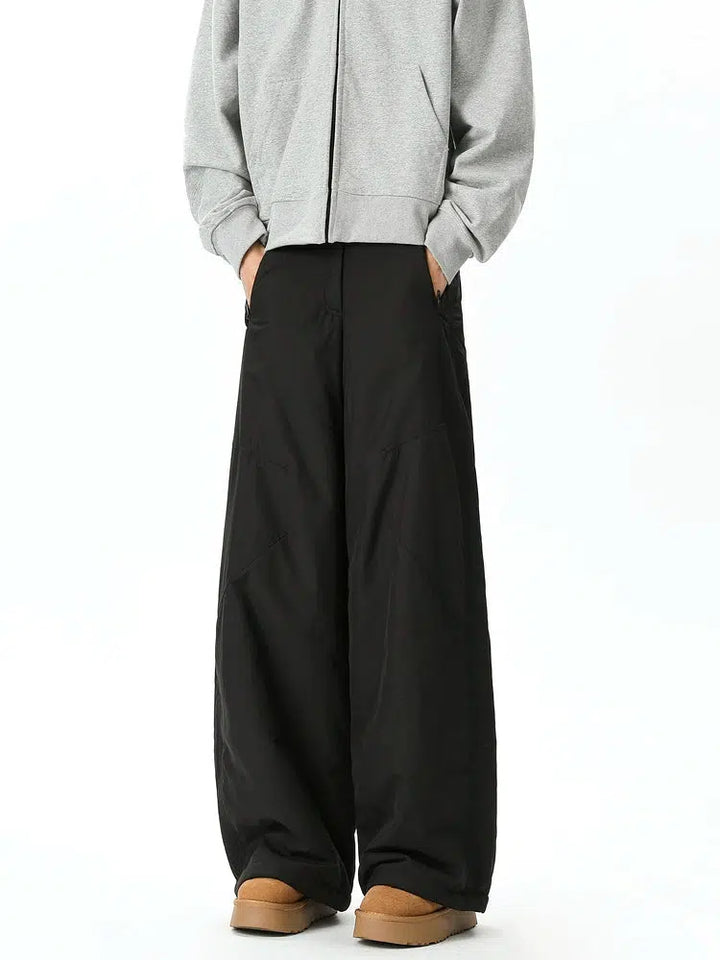 Winter Wide-Leg Pants-The Korean Fashion