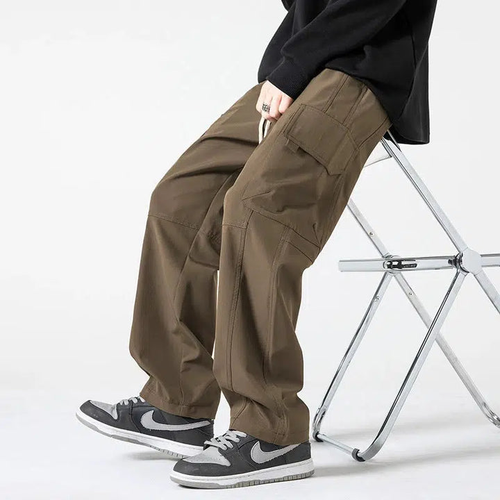 Casual Straight Fit Cargo Pants