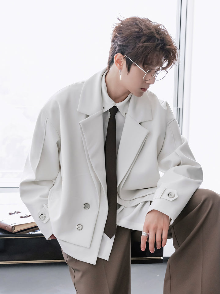 Korean Style Suit Collar Jacket