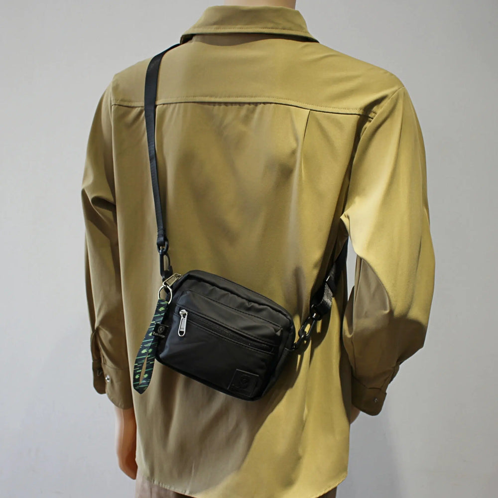 Black Lightweight Shoulder Bag