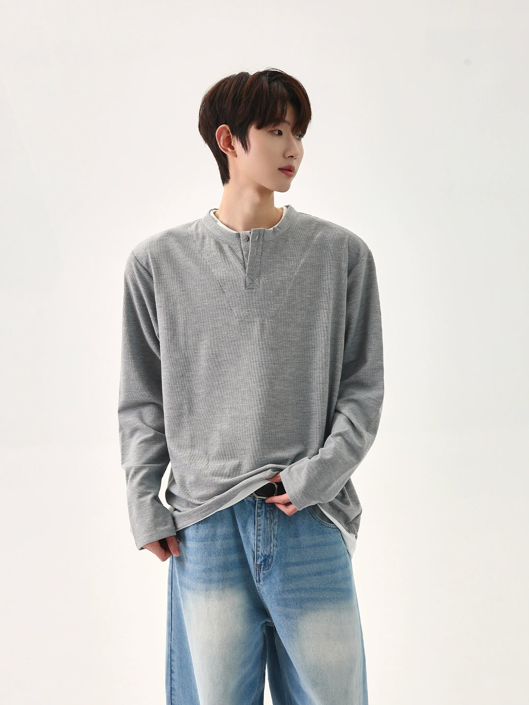 Long-Sleeve Casual Pullover