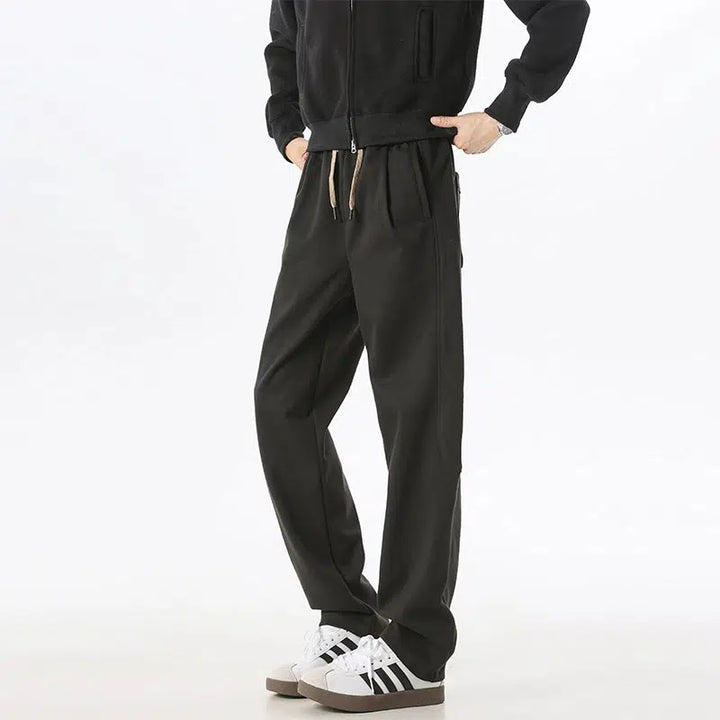 Woolen Drawstring Sweatpants