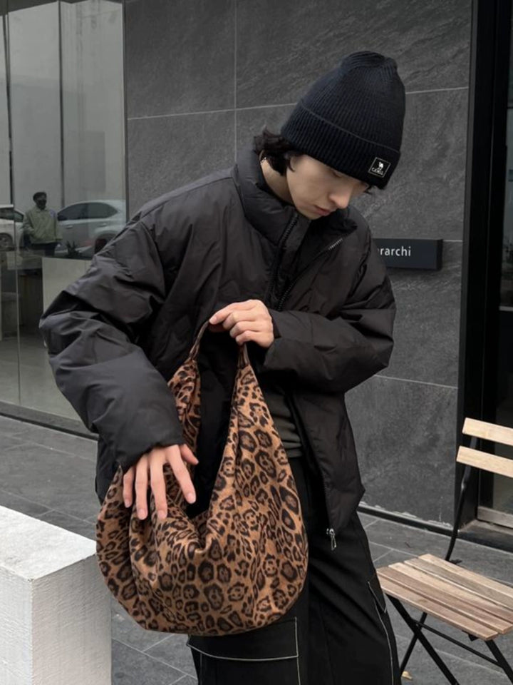 Large Leopard Print Tote Bag