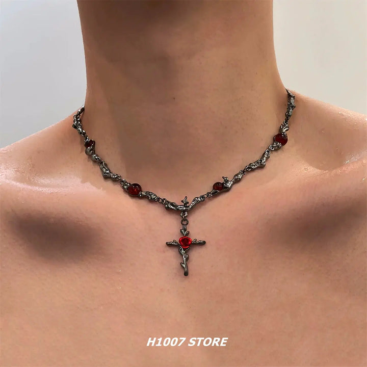 Ruby Rose Necklace