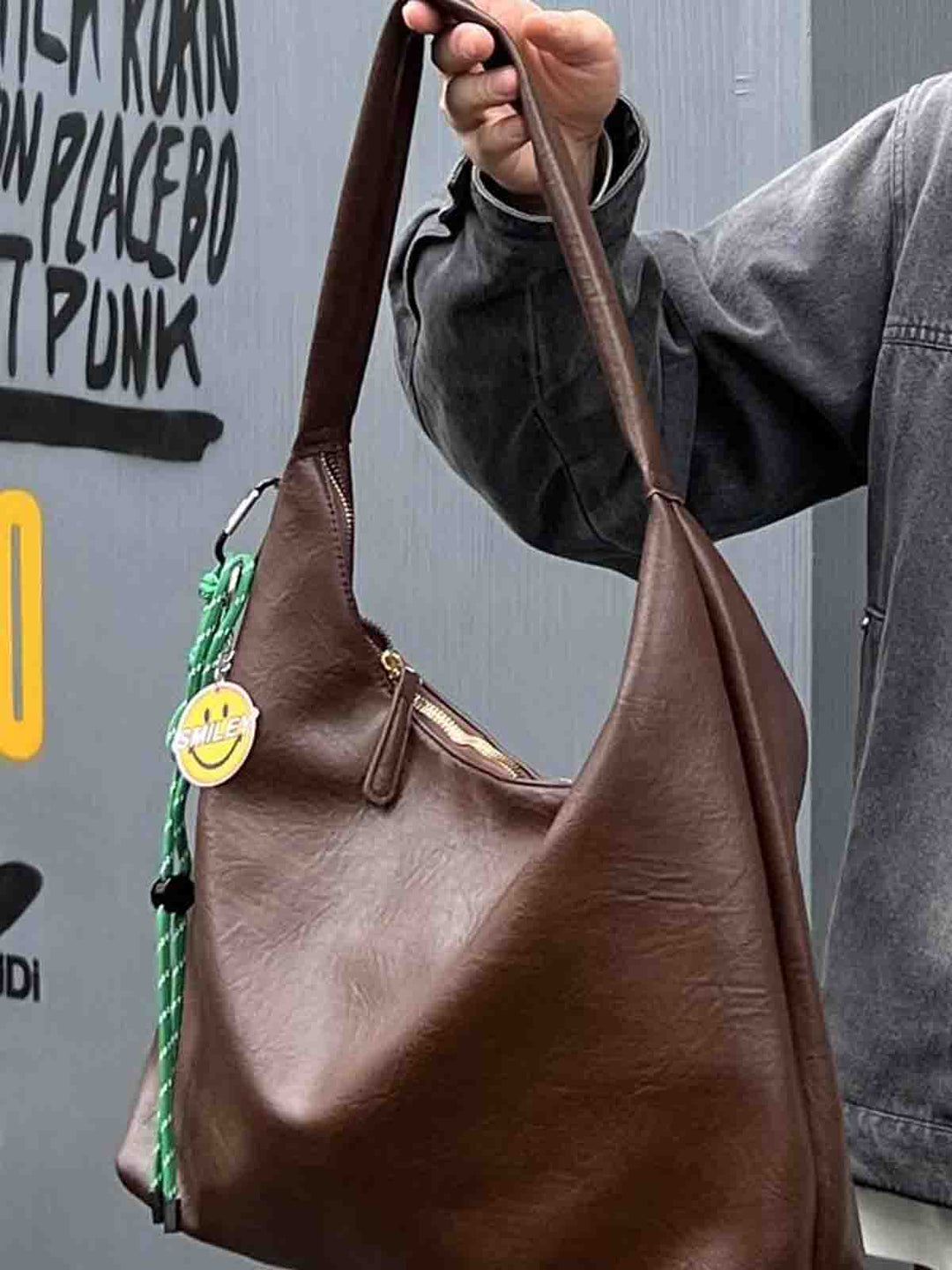 Soft Leather Crossbody Handbag