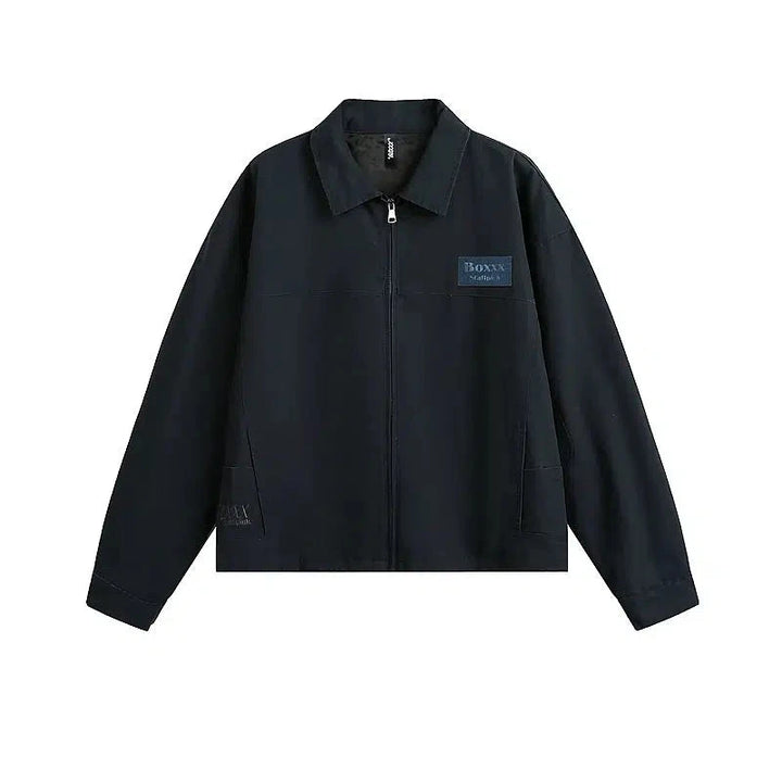 Heavy Washed Canvas Workwear Jacket