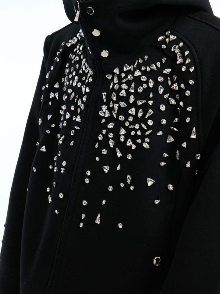 Hooded Embellished Jacket