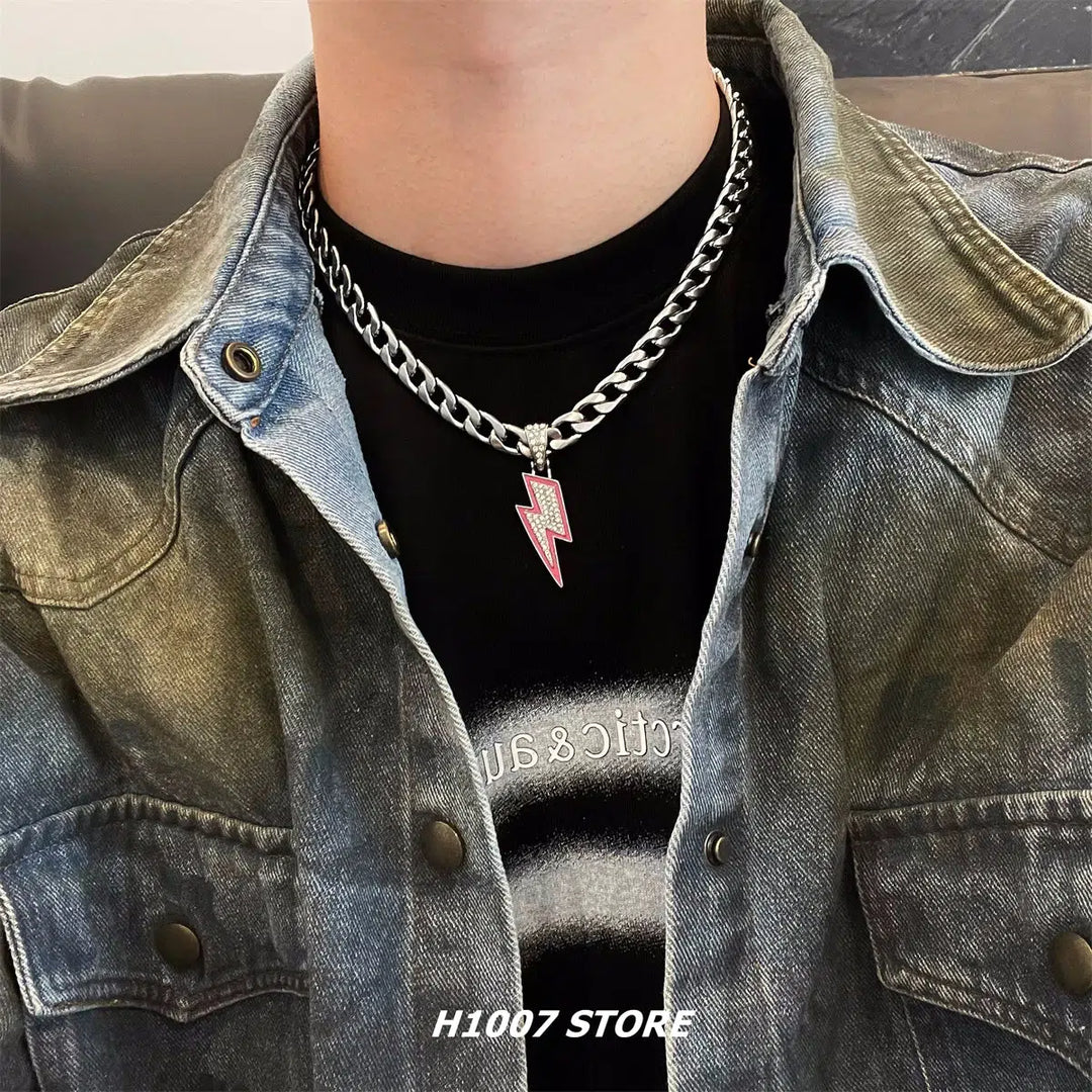 Lightning Pendant Necklace