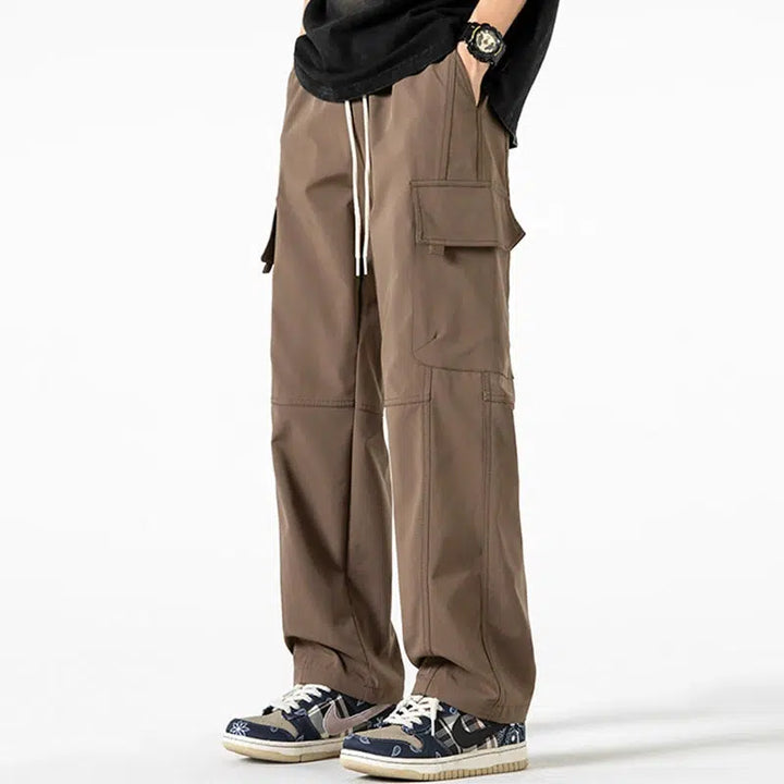 Casual Straight Fit Cargo Pants