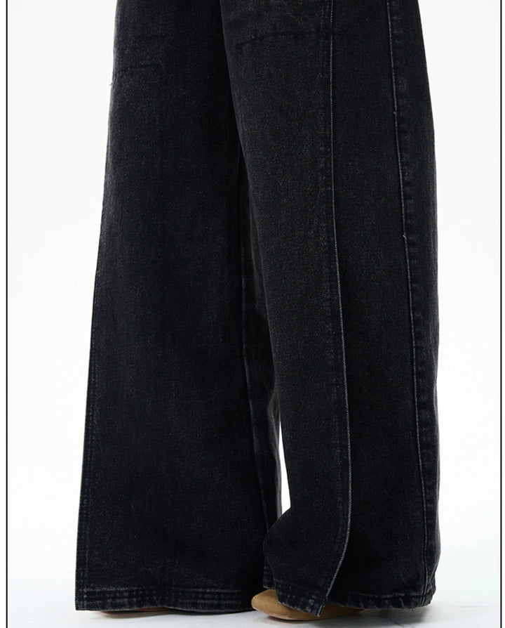 Retro High Street Wide-Leg Jeans