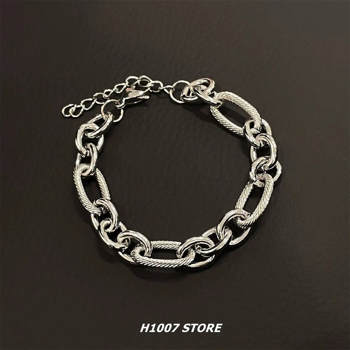 Water-Resistant Titanium Steel Chain Bracelet