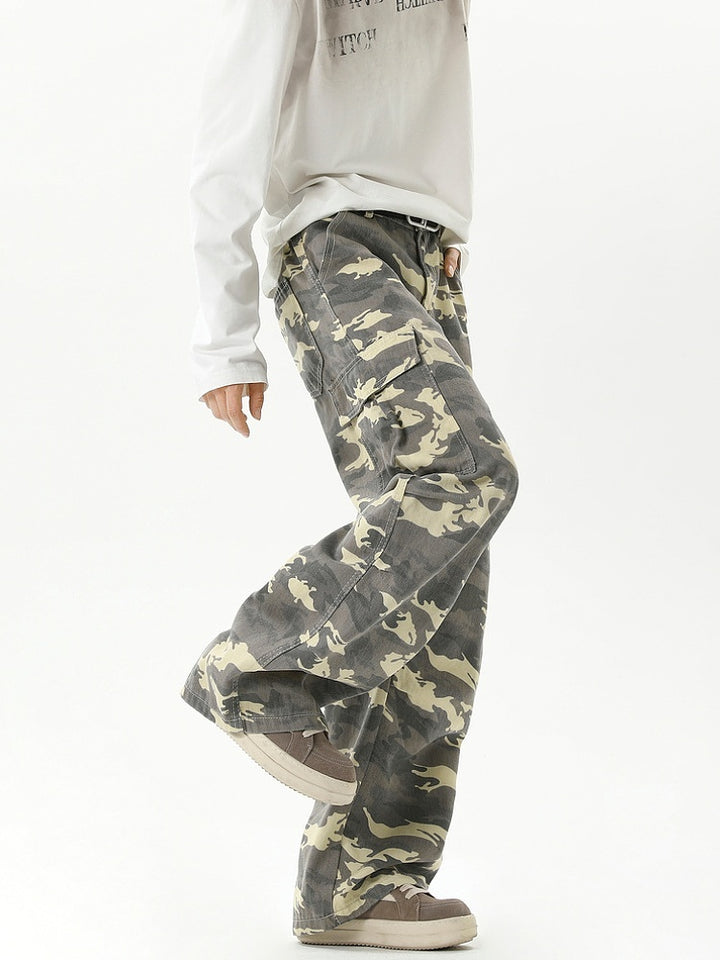 Camouflage Multi-pocket Casual Pants