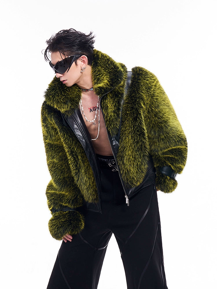 Luxury Faux Fur Mink Coat