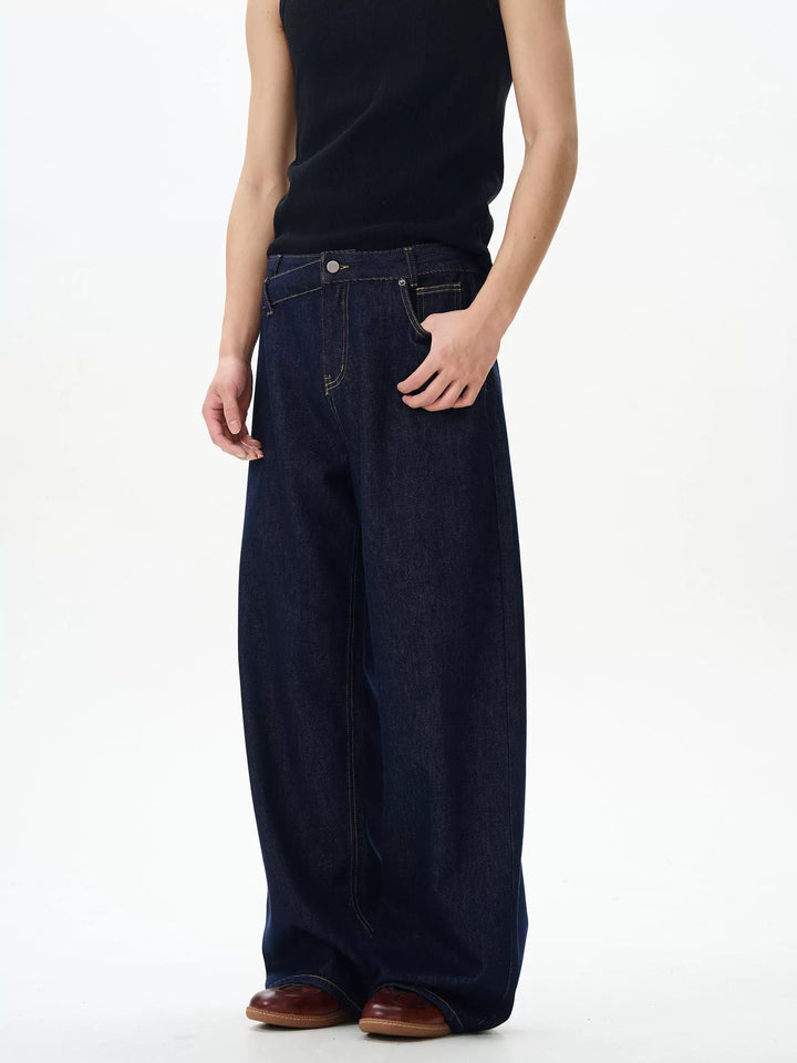 Wide-Leg Drape Pants