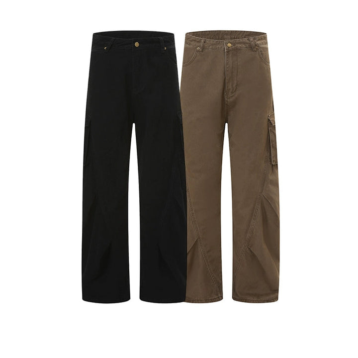 Multi-pocket Straight Casual Pants