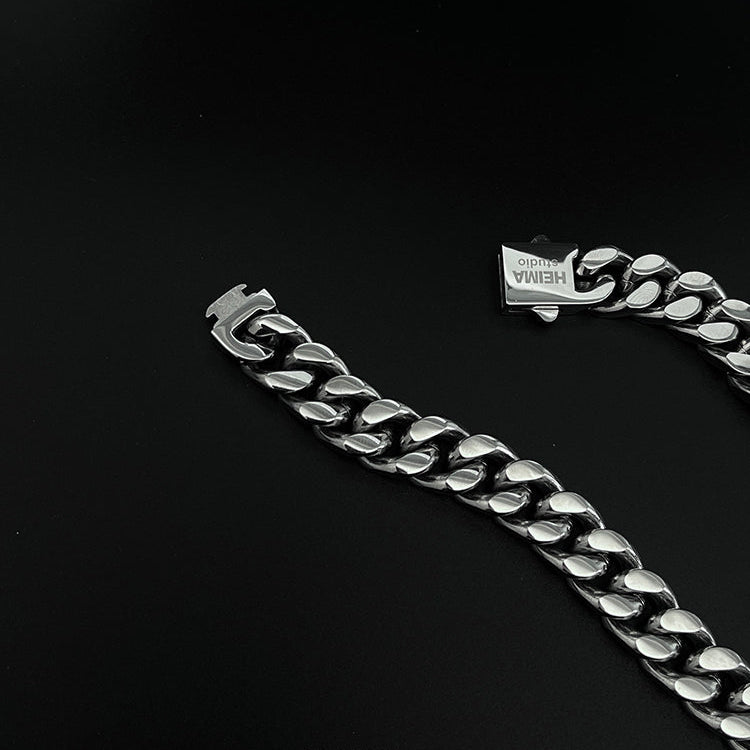 Titanium Steel Cuban Necklace Chain