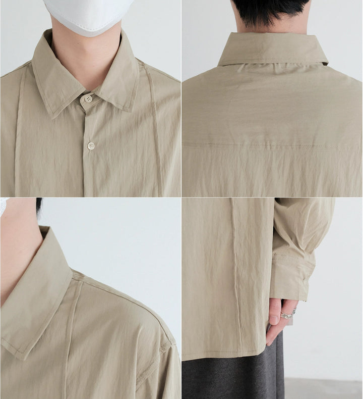 Breathable Quilted Press Shirt