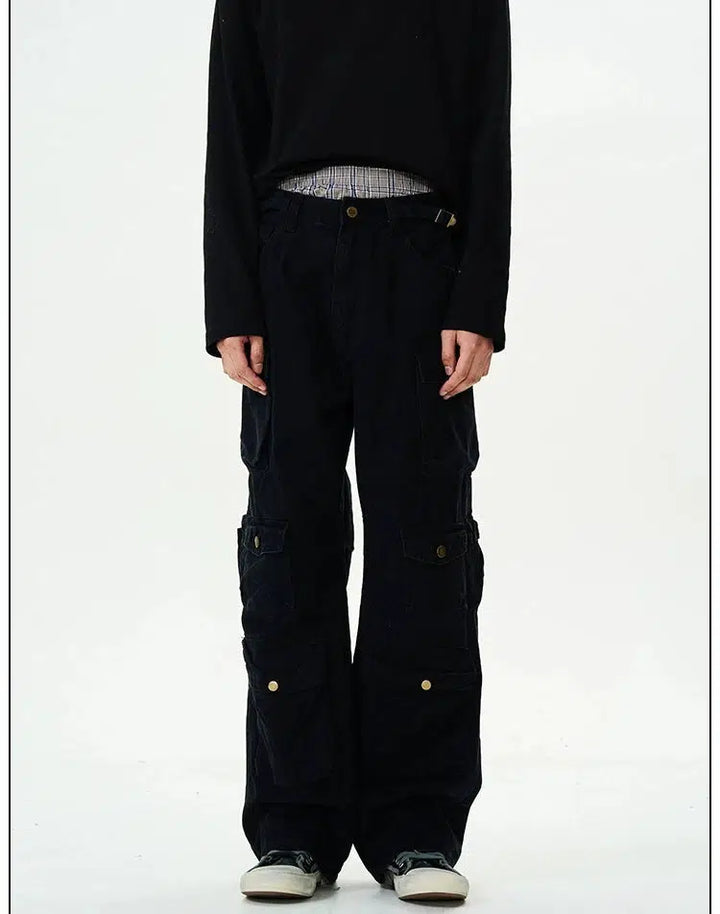 Heavy-Duty Multi-Pocket Cargo Pants