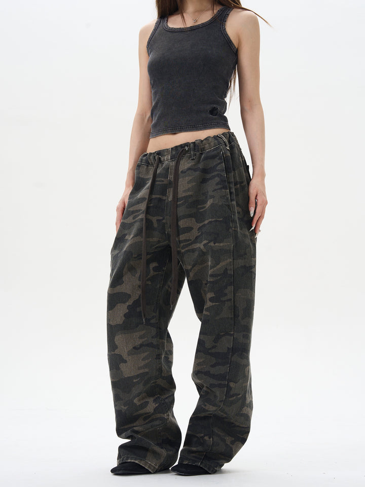 Loose-fit Camouflage Pants