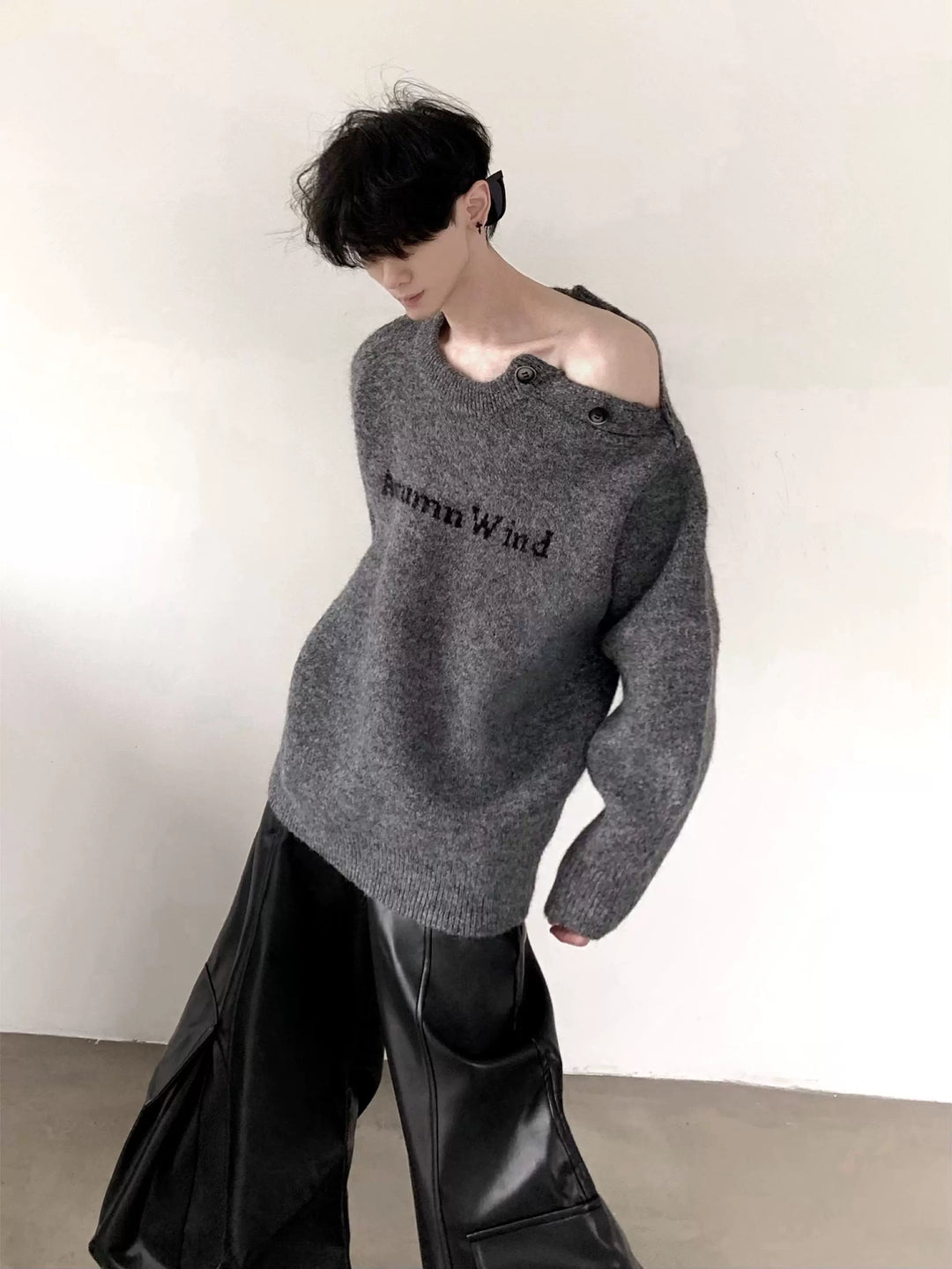 Grey Crewneck Sweater