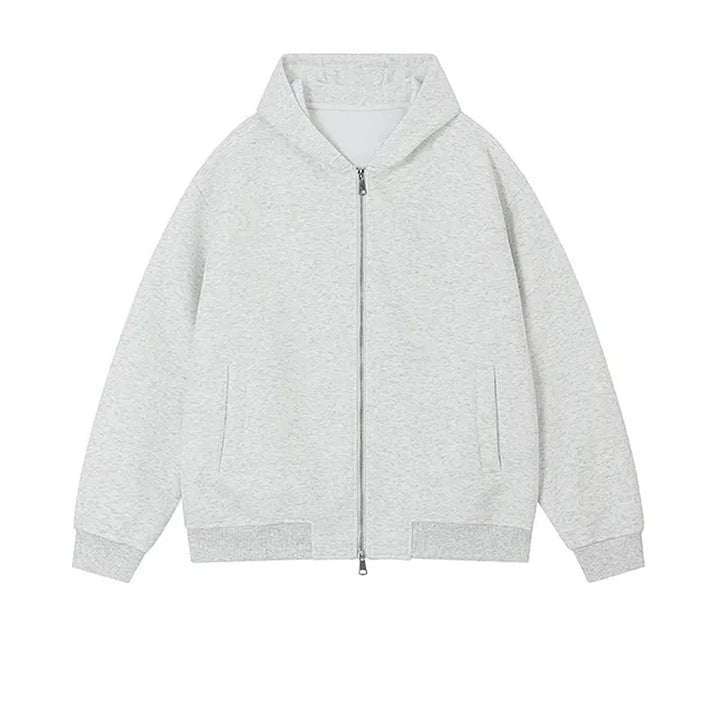 Hooded Zip-Up Sweatshirt