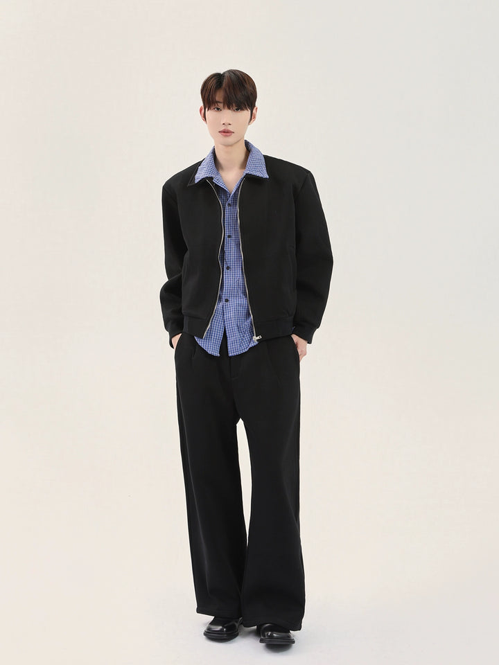 Wide-Leg Casual Pants