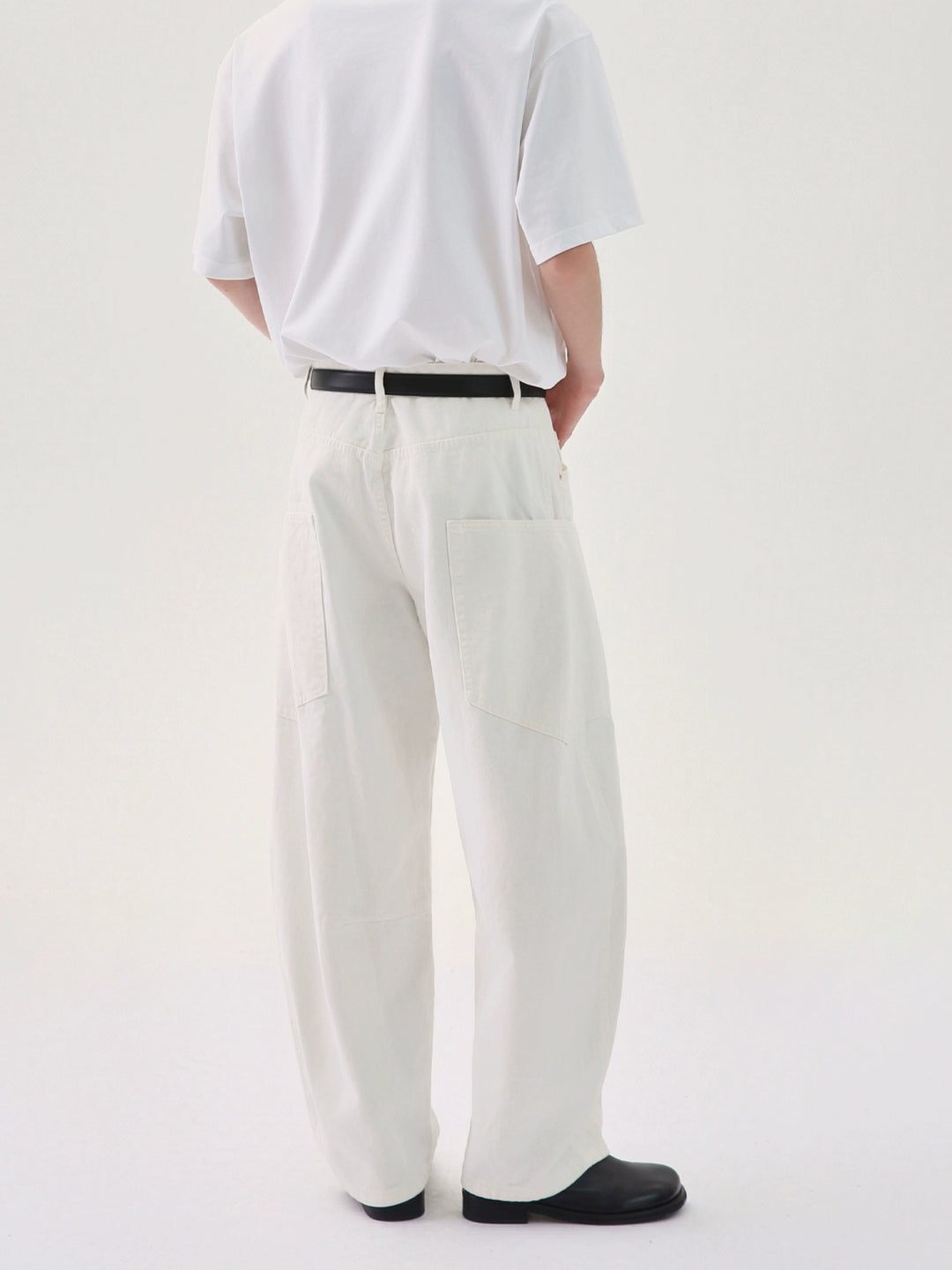 White Loose Fit Pants