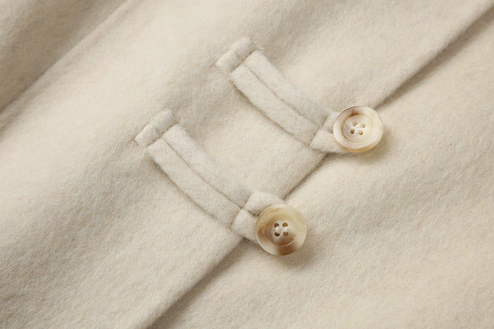 Chinese Style Stand Collar Wool Coat