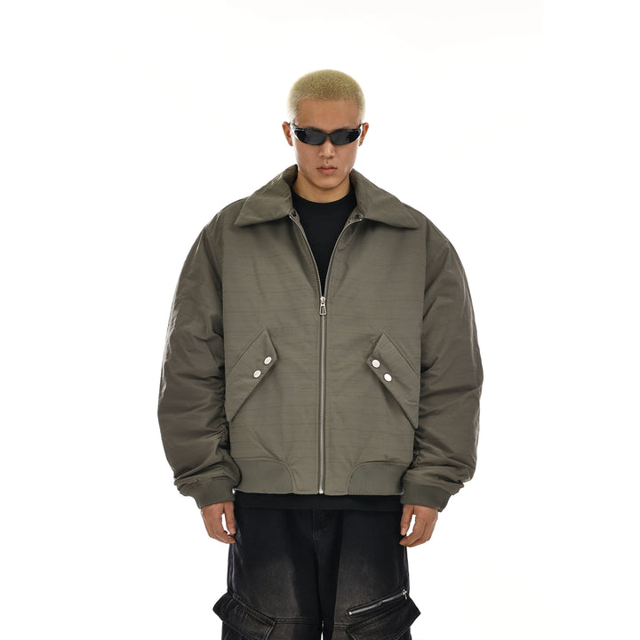 Fur Collar Insulated Parka Jacket