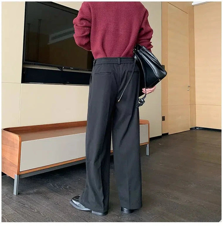 Thickened Wide Leg Casual Pants