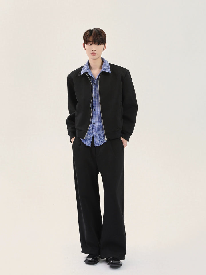 Casual Double-Layer Jacket Pants Set