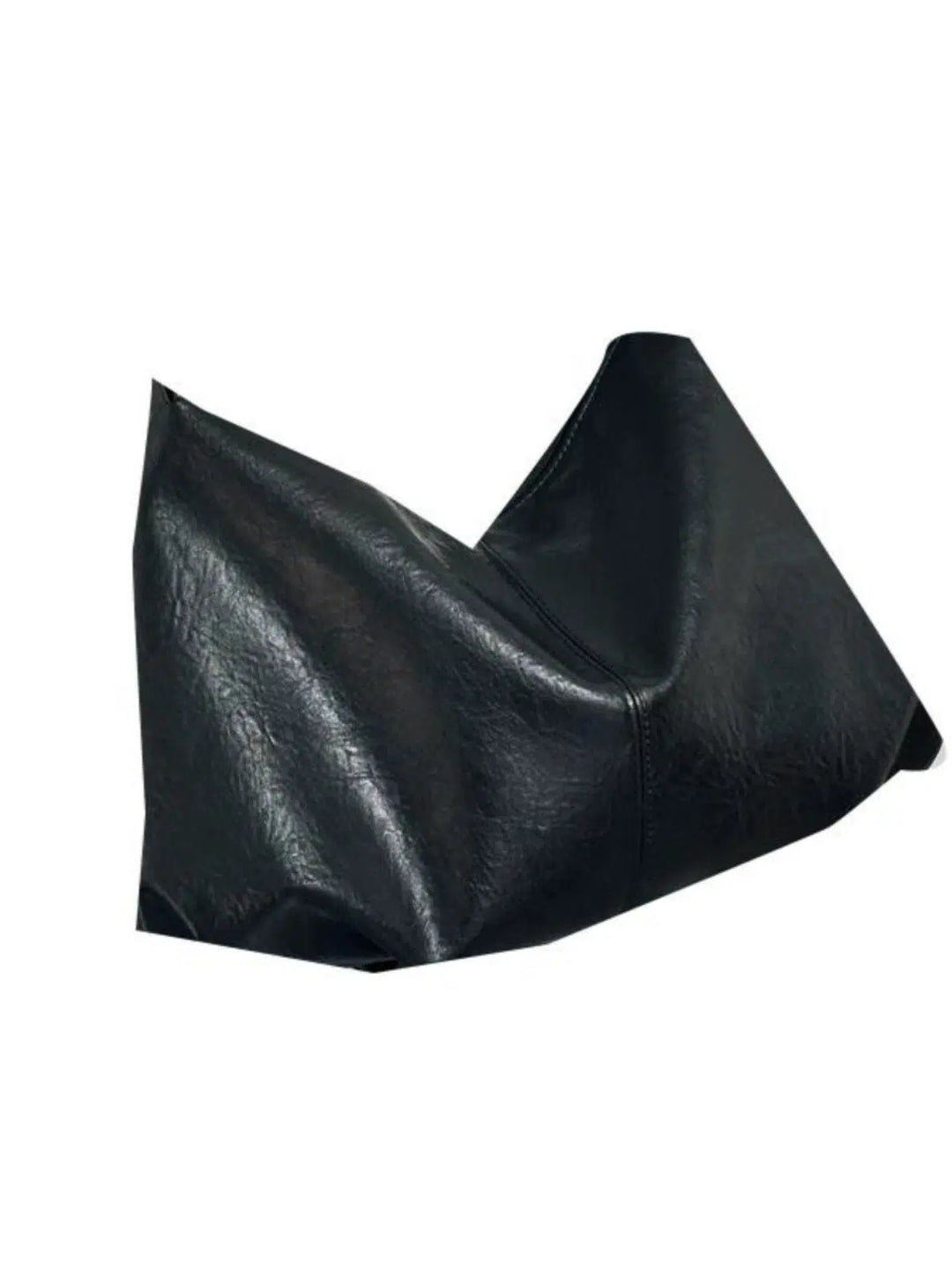 Black Leather Shoulder Bag