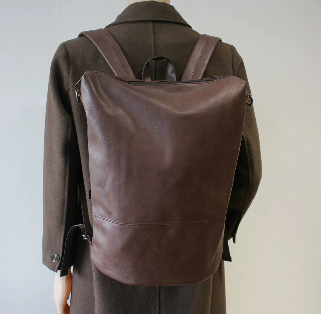 Multi-Purpose Leather Travel Backpack