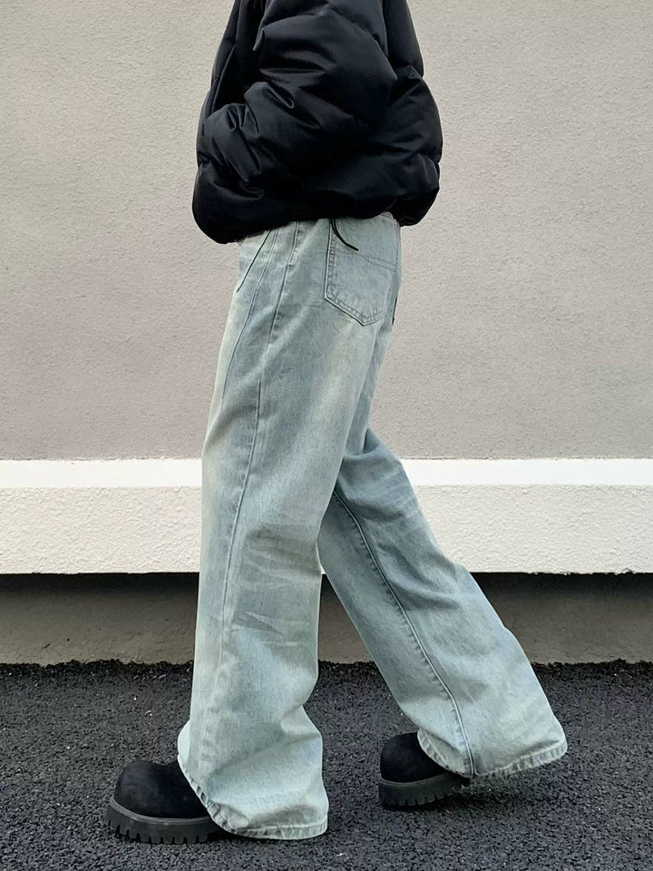 Straight Fit Denim Pants