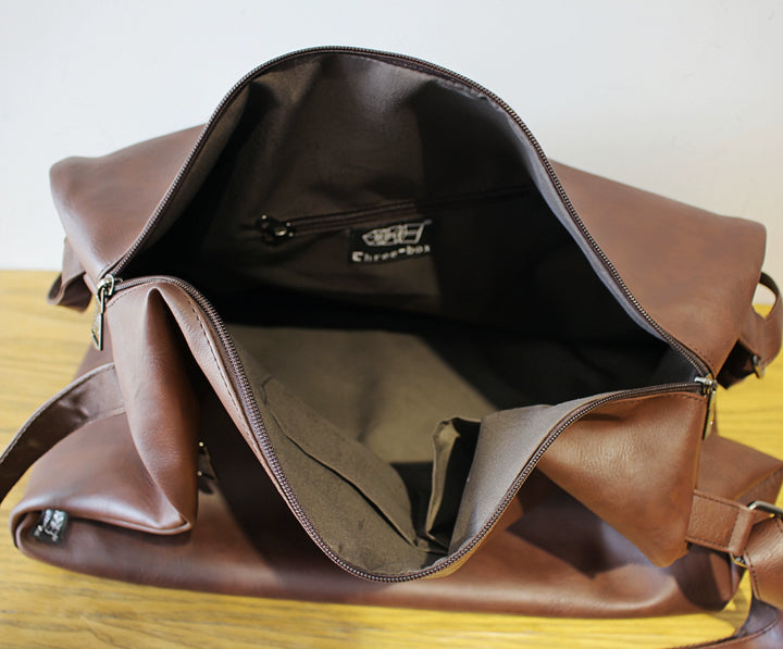 Large Capacity Leather Shoulder Bag