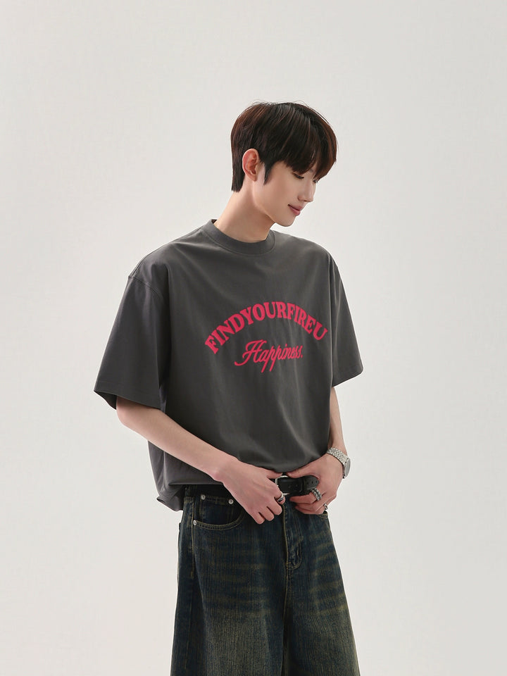 Loose Fit Letter T-shirt