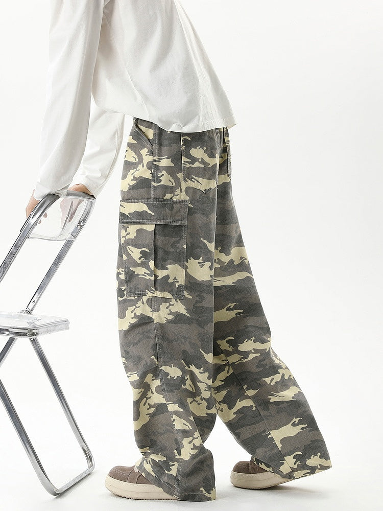 Camouflage Multi-pocket Casual Pants