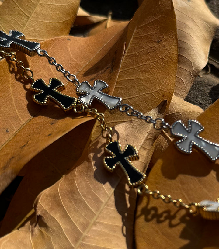 Cross Titanium Steel Bracelet