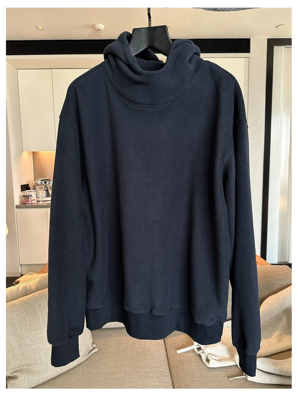 Warm Hooded Polar Fleece Sweatshirt