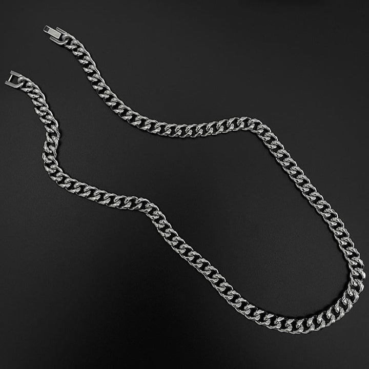 Titanium Steel Cuban Chain Necklace